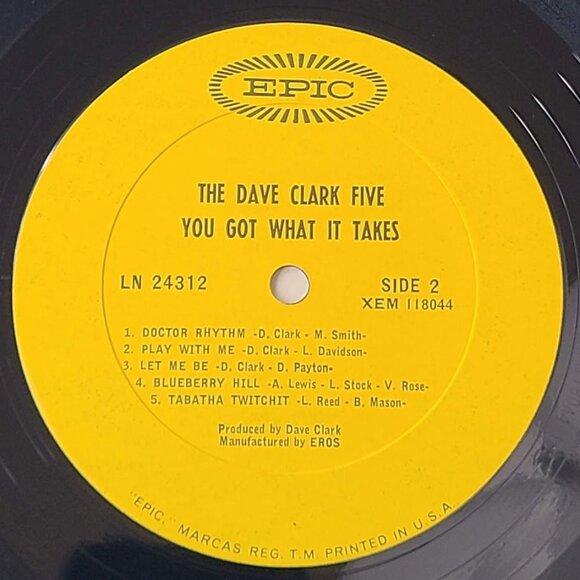 The Dave Clark Five – You Got What It Takes Vinyl LP Album 1967 Epic LN 24312 - Picture 4 of 10